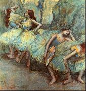 Edgar Degas Ballet Dancers in the Wings Spain oil painting reproduction